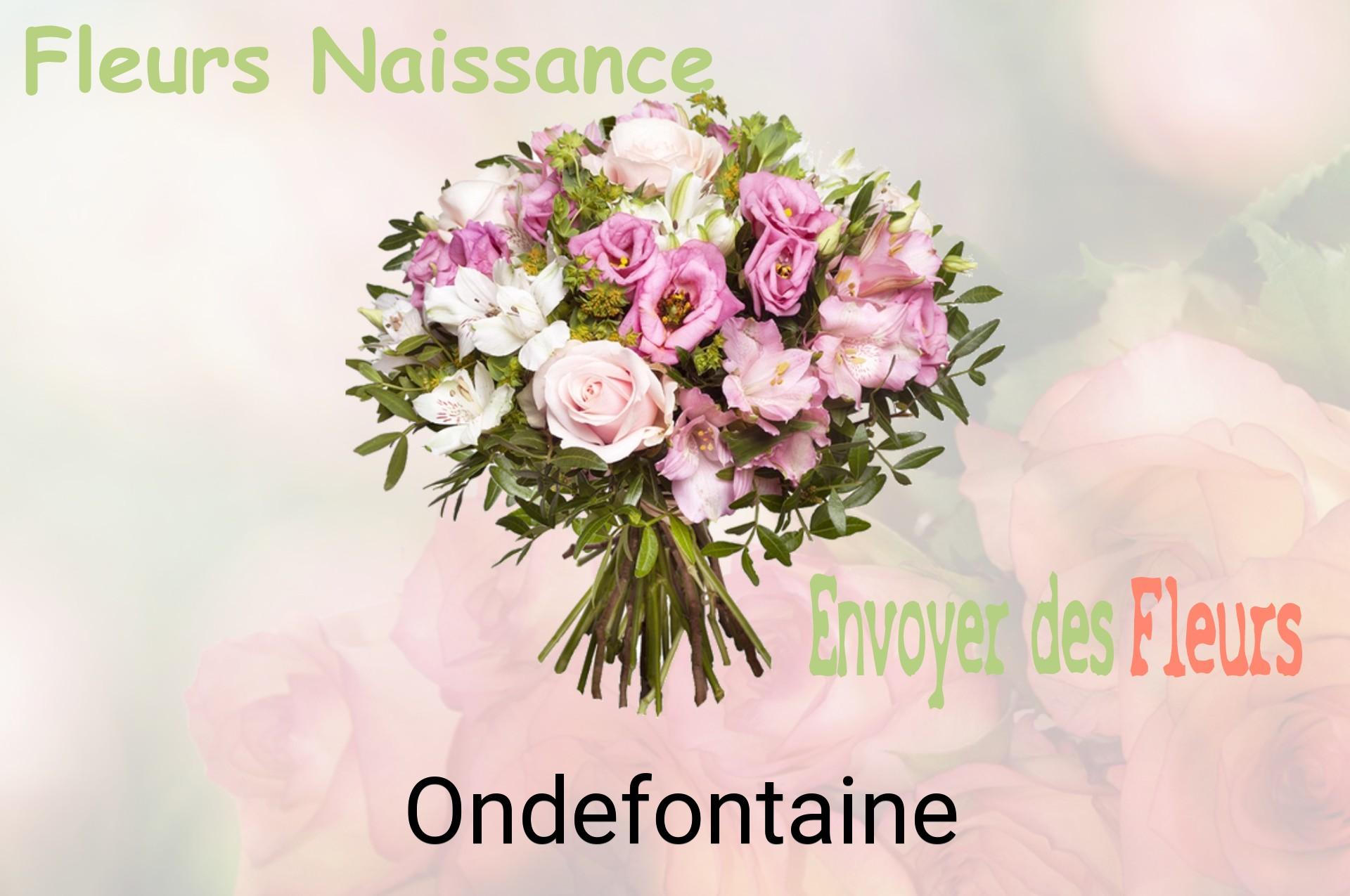 Bouquet de fleurs de naissance livré à Ondefontaine